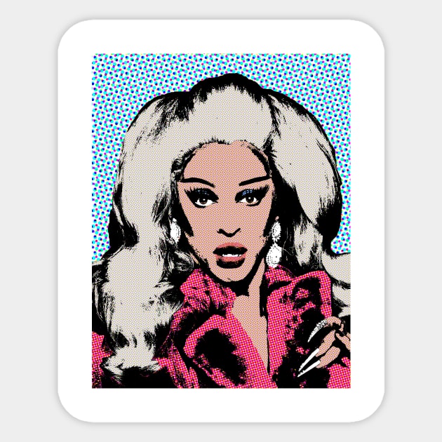 Miz Cracker style pop art Sticker by soundofpopart